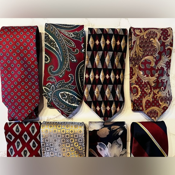 Silk Tie Lot of 8 - Picture 3 of 7